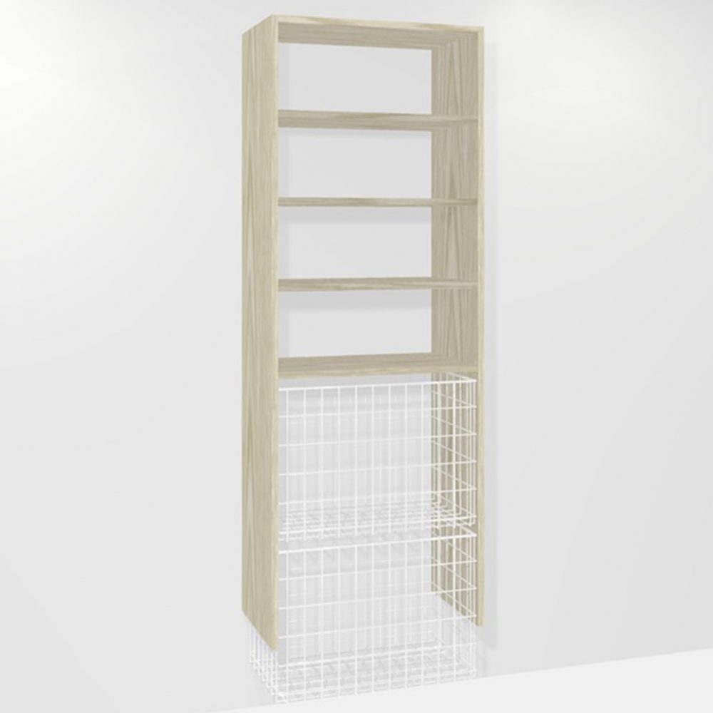 B002 (2-large basket 3-shelf)