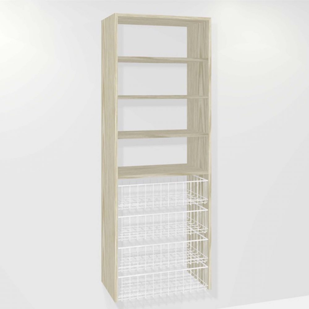 (4-small basket 3-shelf)