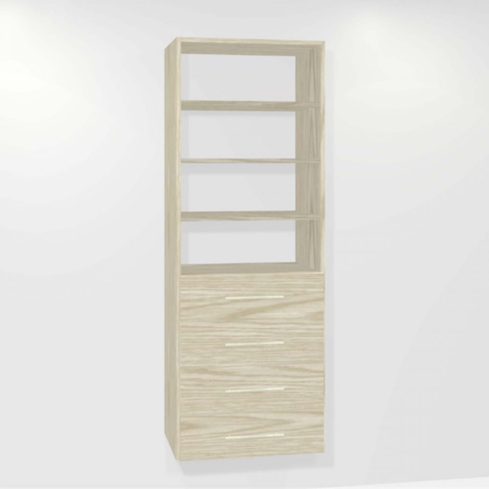 D040 (4-drawer 3-shelf)